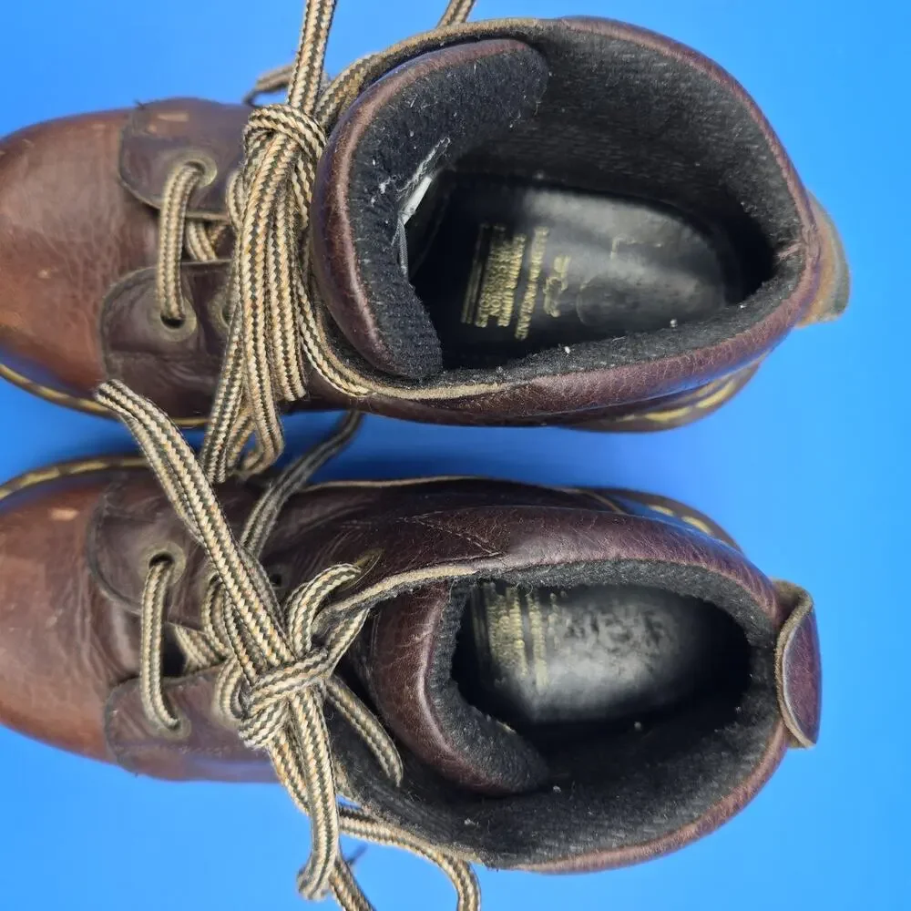 Dr Martens 8444 Made In England Leather Oxford Shoes UK 2 Brown Airwair